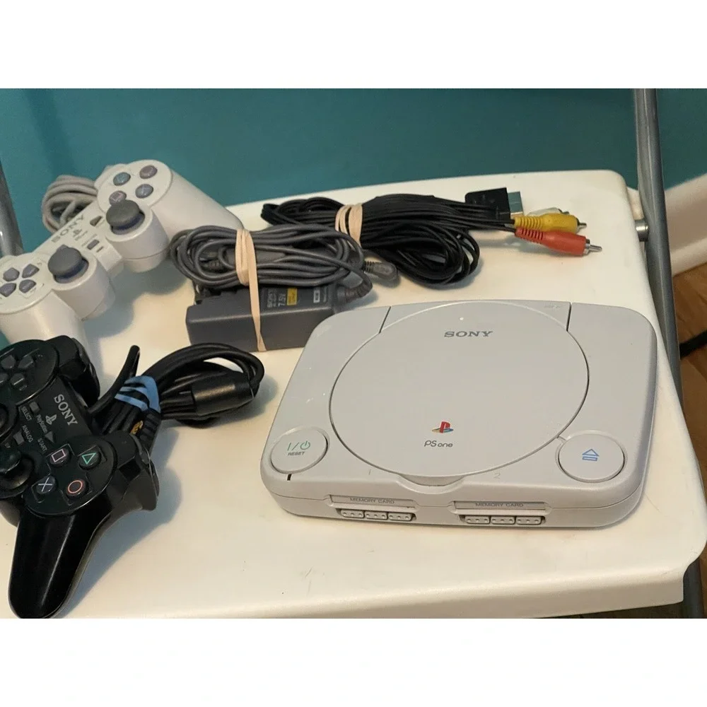 Sony Playstation 1 PS One Video Game Console Tested Working SCPH-101 ‎ Slim (22)